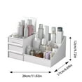 thumbnail image 3 of Makeup Organizer and Vanity Countertop Storage with Drawers for Cosmetics Jewelry Brushes and Lotions, 3 of 4