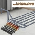 thumbnail image 4 of Retractable Hanging Drying Rack for Balcony Railings Windowsill Adjustable Telescopic Towel Rack Detachable Radiator Clothes Airer Portable Clothes Drying Rack, 4 of 7