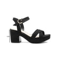 thumbnail image 3 of Sandalia Formal Con Tacon Con Correa Color Negro Durazno negro 25, 3 of 7