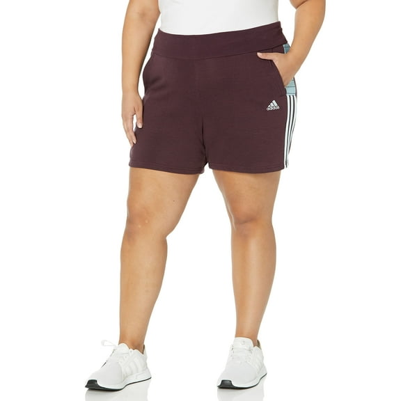 adidas Women's Tiro Shorts, Shadow Maroon, Small