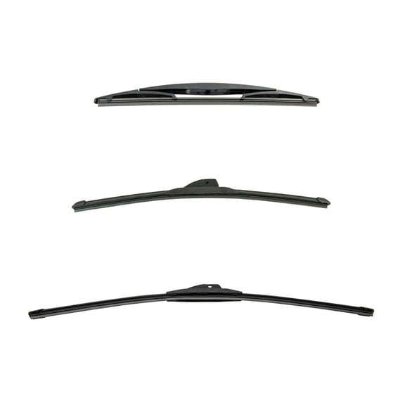 Geelife Tech & Exact For 17-18 Nissan Armada Windshield Wiper Blade Front & Rear 3pc Set