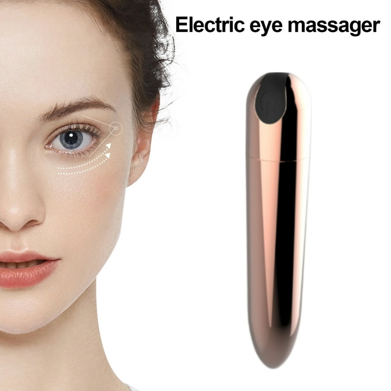 Soumake Electric Eye Massager – 10 Modes, Adjustable, USB Rechargeable,  Waterproof Mini Vibration Pen for Quiet, Multi-Functional Eye Massage
