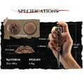 thumbnail image 5 of D&D Wand Dice Spinner Set Metal 7-Piece Polyhedral RPG Dice with Roulette Wheel, 5 of 13