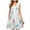 A White, variant on Dresses Summer Dresses for Women Summer Easter Ladies Casual Plus-size Sleeveless Crew Neck Short Dress Light Blue L