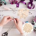thumbnail image 3 of 100pcs Round Wood Bead DIY String Bead Accessory Laughing Face Wood Bead (22mm), 3 of 3