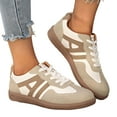 thumbnail image 5 of YLYL Women's Sneakers Lace up Classic Retro Gum Sole Fashion Casual No Slip Walking Tennis Shoes, 5 of 9
