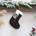 thumbnail image 5 of Cauagu Gothic Skull Drape for Christmas Stockings,1-Pack Large Xmas Stocking Holiday and Farmhouse Stocking Fit for Christmas Holiday Party Decoration(17.7*11 Inch), 5 of 7