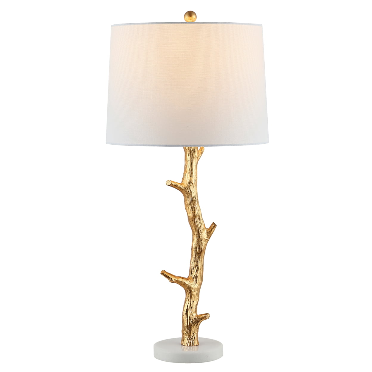 SAFAVIEH Olenna 29.5 in. Twig Resin Table Lamp, Gold Leaf