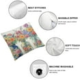 thumbnail image 4 of JRXY Spring Throw Pillow Cover Yellow Floral Bloom Vase Pillowcase Flowers Spring Summer Patio Decirations Cushion Case for Sofa Couch Home Bed,2 Pcs White, 4 of 6