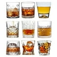 thumbnail image 2 of 1PCS Whiskey Glass, Old Fashioned Rocks Glasses Tumblers, Glassware for Cocktail Scotch, Bourbon, Gin, Voldka, Brandy, 2 of 10