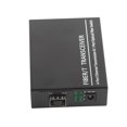 thumbnail image 5 of Convertidor de medios de fibra SFP 1 puerto óptico 4 puertos eléctricos Conmutador de fibra Ethernet de puerto RJ45 de hasta 120 km Enchufe estadounidense de 100 a 240 V, 5 of 5