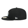 thumbnail image 6 of Men's New Era  Black San Jose Sharks Core 59FIFTY Fitted Hat, 6 of 7