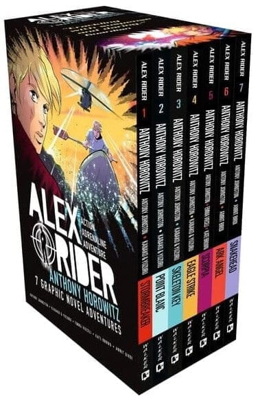 Alex Rider by Anthony Horowitz 7 Graphic Novel Adventures Box Set - Ages 8-16 - Paperback