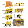thumbnail image 3 of Set de construcción infantil con vehículos a control remoto: camión volquete, hormigonera, helicóptero y otros vehículos de construcción. Ideal para niños a partir de 3 años., 3 of 7