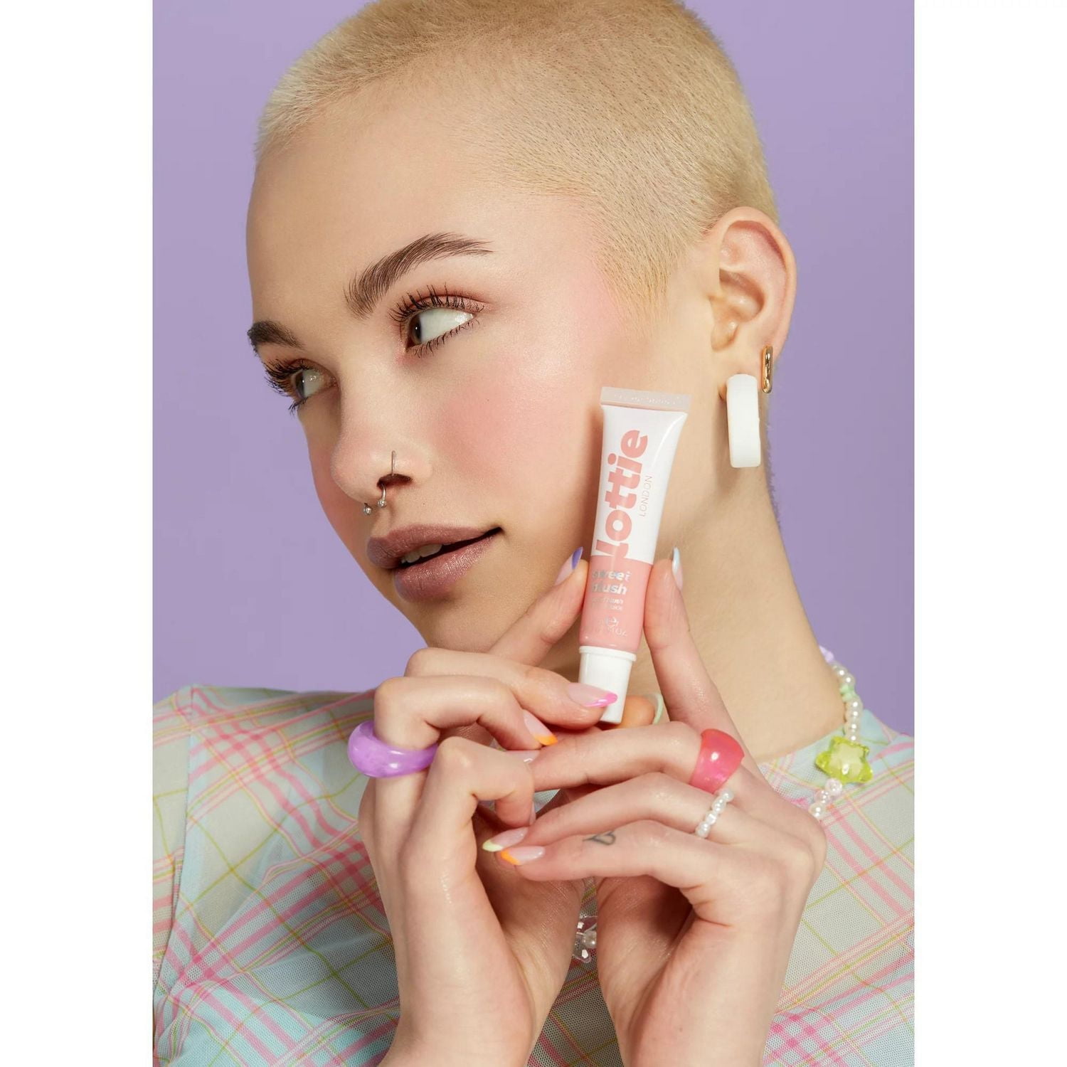 Lottie London - Sweet Blush - Fard à joues liquide - 100 % Végane (12 ml)