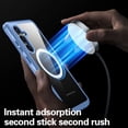 thumbnail image 2 of Ancove Magnetic Case for Samsung Galaxy S24,Shockproof Full-Body Protection Case Compatible with MagSafe Built-in Screen Protector Clear Back Cover for Galaxy S24,Blue, 2 of 4
