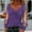 Purple, variant on Sequin Tops for Women Shell Trim V Neck Mesh Long Sleeve Blouses Glitter Party Mardi Gras Shirts Sparkly Slim Fitted Shirt Elastic Flowy Tops Elegant Dressy Casual Blouses Black Xl