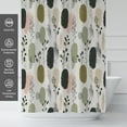 thumbnail image 3 of Sage Green Waterproof Shower Curtains, Plant Botanical Shower Curtain,Pretty Bohemian Bathroom Curtain, Bath Curtains with hooks 72"W x 96"L (Pack of 1), 3 of 6