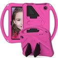 thumbnail image 2 of Feishell Kids-Friendly Case for Amazon Kindle Fire 7 12th Generation 2022 Released,with Portable Handle & Kickstand,Shockproof EVA Foam Anti-Scratch Child Protector Tablet Case Cover,Rose, 2 of 7