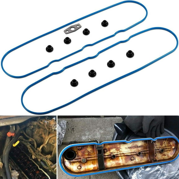 Valve Cover Gasket Set with Grommets for 2001~2004 AV V8 5665cc 5.7L Chevrolet