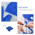 thumbnail image 3 of Shisuyan Chenille Wool Blue 4Set Bulky Yarn For Hand Knitting Winter Use Craft Projects, 3 of 8