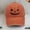 Orange, variant on LIZUOJUN Baseball Cap for Men and Women Halloween Pumpkin Face Embroidered Hat Washed Vintage Adjustable Soft Cotton Low Profile Casual Hat, A