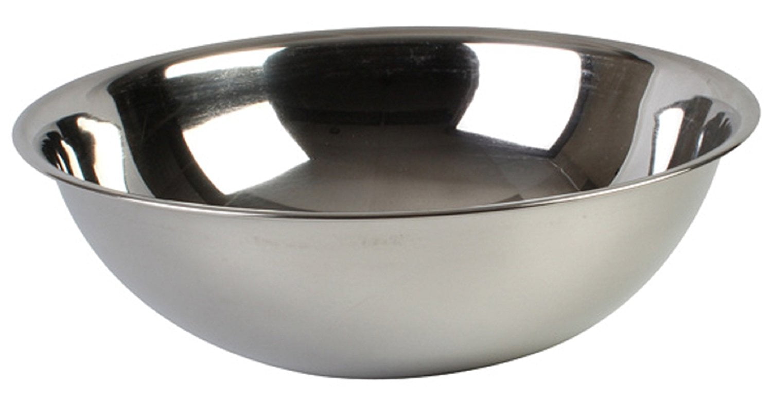MIXING BOWLS ECONOMY STAINLESS STEEL MIXING BOWL ASSORTED SIZES