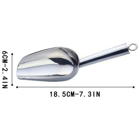 

WQJNWEQ Festival Clearance Kitchen Thickened Stainless Steel Ice Shovel Tea Shovel Grain Shovel French Fries Shovel tool