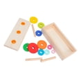 thumbnail image 1 of Puzzle Game Wooden Tower, Smooth Edges Safe 10 Rings Wooden Tower Enhance Logic Thinking  for Kids Small Size, 1 of 7