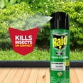 thumbnail image 4 of Raid House and Garden Insect Killer Aerosol Spray, 11 Oz, 3 Count, 4 of 8