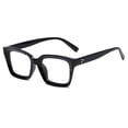 thumbnail image 1 of Montura de gafas cuadradas, gafas lisas, cara redonda, gafas anti-luz azul, gafas anti-luz azul, presbicia, 1 of 2
