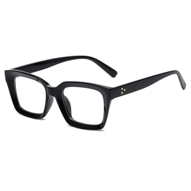 Montura de gafas cuadradas, gafas lisas, cara redonda, gafas anti-luz azul, gafas anti-luz azul, presbicia