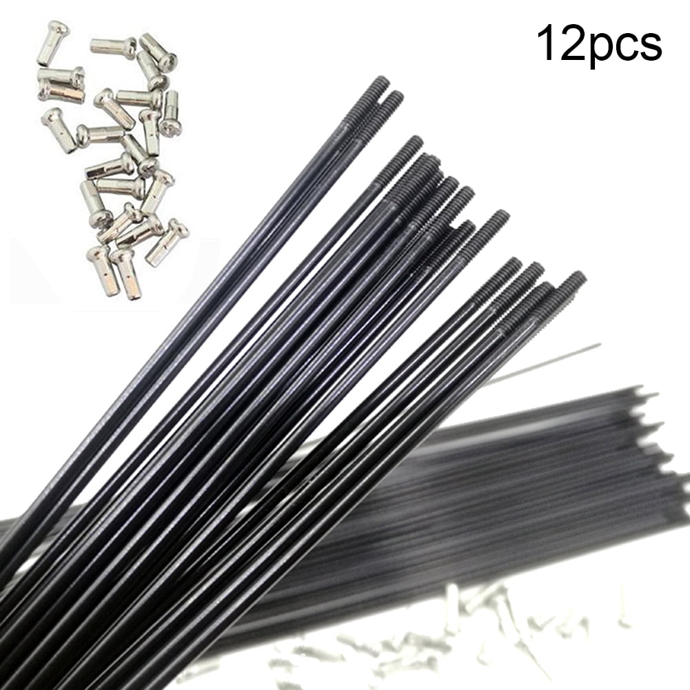 Livecitys 36Pcs 60mm 305mm Bicycle Spokes Long Lasting Muti-Function Lightweight Mountain Bicycle Spokes for Bicycle Bicycle E-bike Wheel Tire Steel Spokes Bike Parts