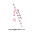 thumbnail image 6 of 12inch Interactive Cat Teaser Wand with Elastic Rope and Plush Caterpillar Toy Blue Durable Rod for Exercise and Bonding All Life Stages, 6 of 8