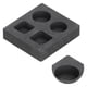 thumbnail image 5 of Moldes de grafito para fundición, moldes de grafito para metal con conductividad térmica, moldes para lingotes de grafito de fundición muy versátiles, 5 of 9