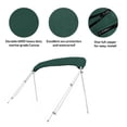 thumbnail image 3 of SavvyCraft™ 3 Bow Bimini Top Replacement Canvas 6ft L, 97"-103" W Green Color-with Storage Boot/without Frame, 3 of 8