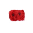 thumbnail image 1 of Web artificial de Halloween Injueey portátil desmontable reutilizable decorativo Rojo, 1 of 6