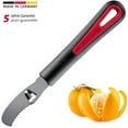 thumbnail image 2 of westmark 29342270 orange peeler gallant, 7.5 x 1.1 x 0.8, black/silver/red, 2 of 8