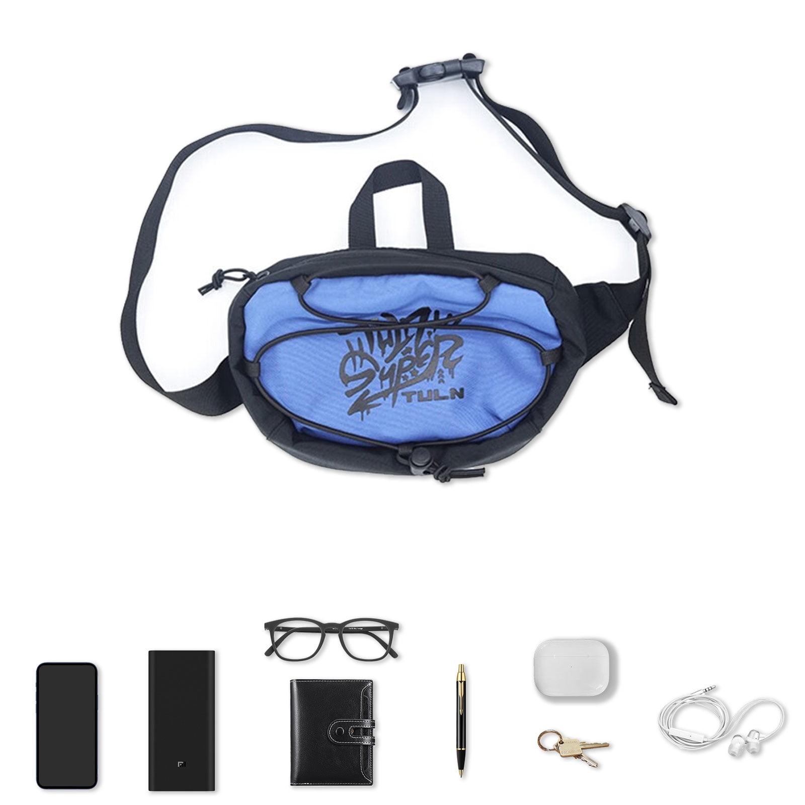Egoelife Waterproof Fanny Packs for Women Men Small Belt Bag with Adjustable Strap Running Waist Pack Cross-body Traveling Hiking
