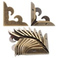 thumbnail image 3 of MOVTOTOP 10Pcs Metal Book Corners Protectors in Coffee Color for Protection with Antique Style and Fine, 3 of 8
