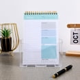 thumbnail image 7 of MLINS 2pcs Brochure Stand Pamphlet Holder Magazine Display Stand Desk Document Holder Transparent Sign Holder Workspace Organizer A5, 7 of 7