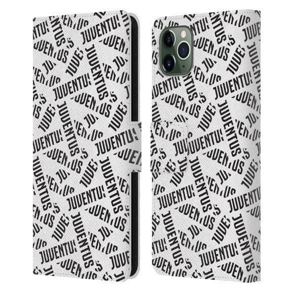 Head Case Designs Officially Licensed Juventus Football Club Patterns Tape Leather Book Wallet Case Cover Compatible With Apple iPhone 11 Pro Max