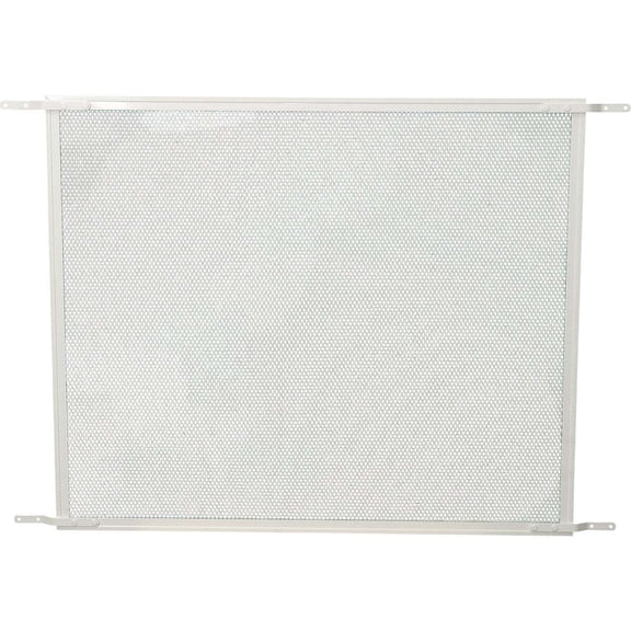 Prime Line Make-2-Fit 36 In. White Aluminum Sliding Door Grille Pack of 3