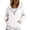 White, variant on Oversized Half Zip Up Hoodie Women Lightweight 2026 Casual Long Sleeve Zipper Sweatshirts Fall Winter Track Jackets