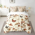 thumbnail image 2 of Castle Fairy Boys Girls Flying Butterflies Bedding Comforter Set 7-Piece,Vintage Retro Aesthetic King Bedding Sets,Botanical Tree Leaves Ultra Soft Bed Sheets,Microfiber Bedroom Decor,Reversible, 2 of 8