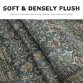 thumbnail image 3 of Brisasol Small Rug 2x3 Throw Rug with Rubber Backing Washable Blue Brown Indoor Door Mat Non Slip Vintage Floral Rugs for Kitchen Entryway, 3 of 7