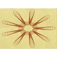 thumbnail image 1 of Ahgly Company Machine Washable Indoor Rectangle Transitional Sun Yellow Area Rugs, 8' x 10', 1 of 7
