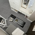 thumbnail image 5 of Ottomanson US ARMY USA Flag Machine Washable Non-Slip Rubberback 2x5 Runner Rug, 20"x 59", Black/White, 5 of 8