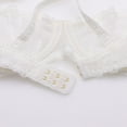 thumbnail image 3 of Women's Sexy Lace Embroidery Bra Underwire Balconette Bra Set 4 piece, 3 of 5