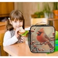 thumbnail image 6 of ALAZA Cardinal Winter Lunch Box Insulated Lunch Bag Reusable Thermal Cooler Tote School Picnic, 6 of 6